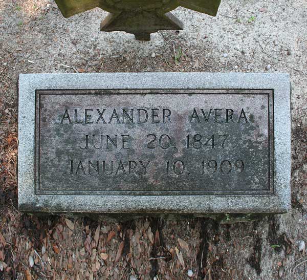 Alexander Avera Gravestone Photo