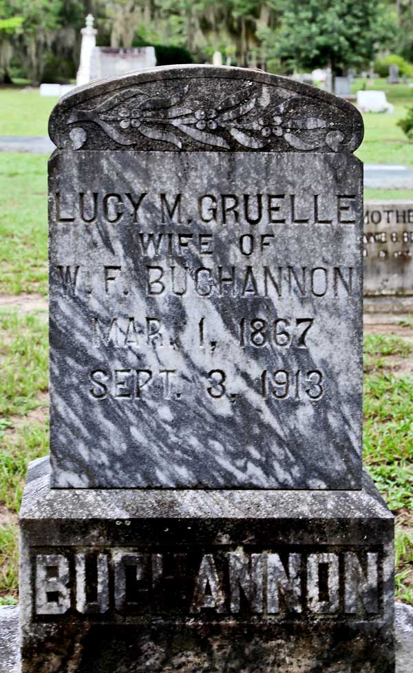 Lucy M. Gruelle Buchannon Gravestone Photo