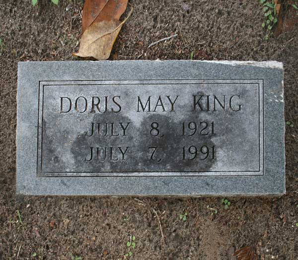 Doris May King Gravestone Photo