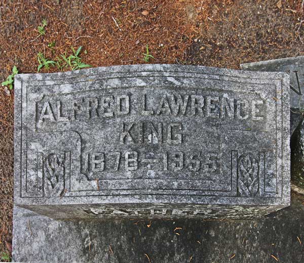 Alfred Lawrence King Gravestone Photo