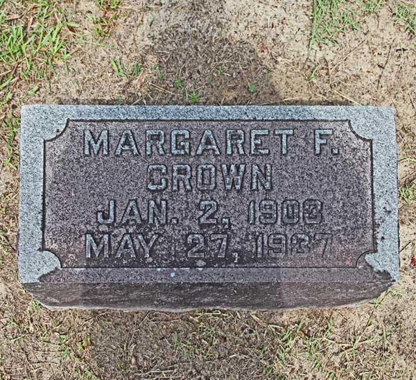 Margaret F. Crown Gravestone Photo