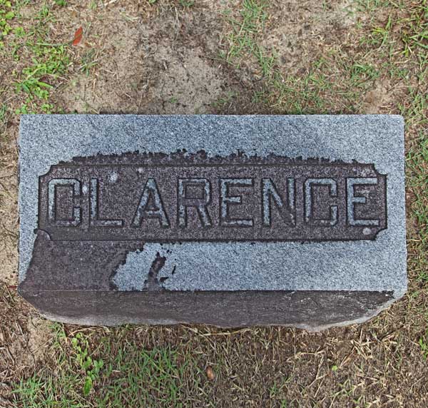 Clarence Unknown Gravestone Photo