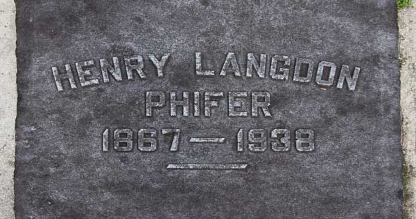 Henry Langdon Phifer Gravestone Photo