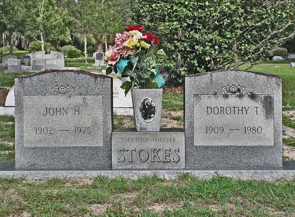 John H. & Dorothy T. Stokes Gravestone Photo