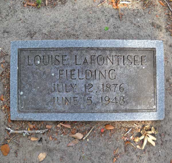 Louise LaFontisee Fielding Gravestone Photo