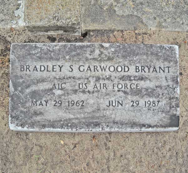 Bradley S. Garwood Bryant Gravestone Photo