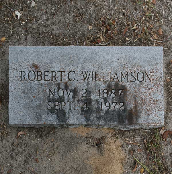Robert C. Williamson Gravestone Photo