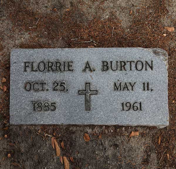 Florrie A. Burton Gravestone Photo