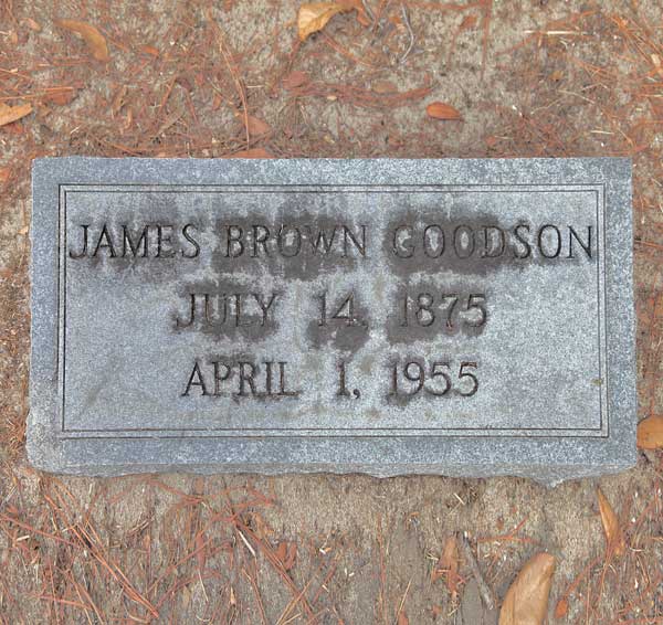 James Brown Goodson Gravestone Photo