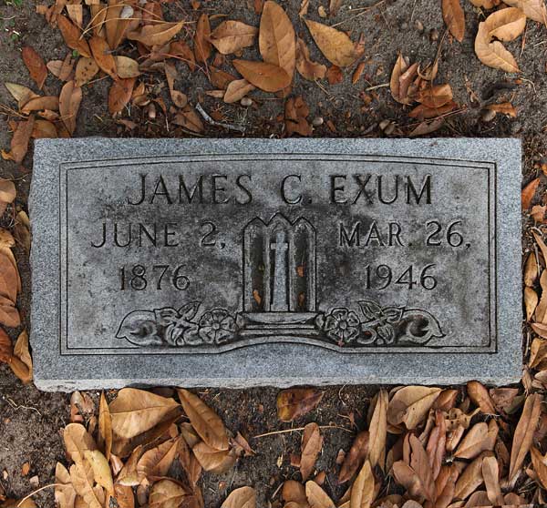 James C. Exum Gravestone Photo