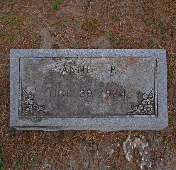 Anne P. Unknown Gravestone Photo
