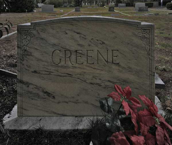  Greene family Gravestone Photo