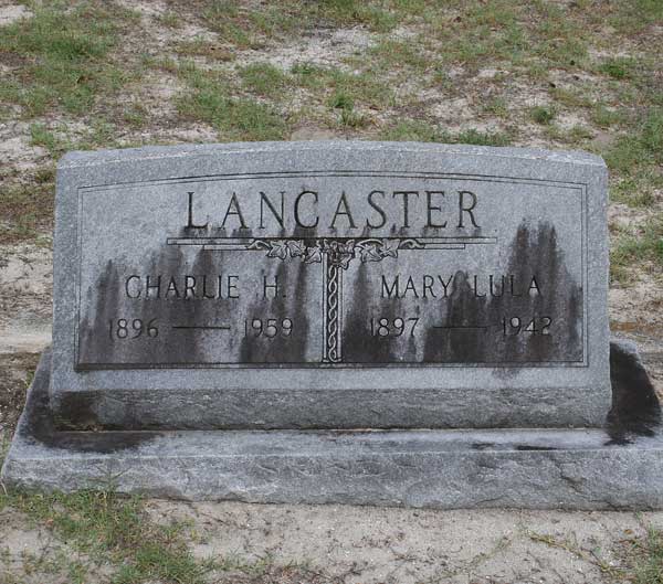Charlie H. & Mary Lula Lancaster Gravestone Photo