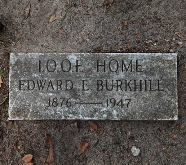 Edward E. Burkhill Gravestone Photo