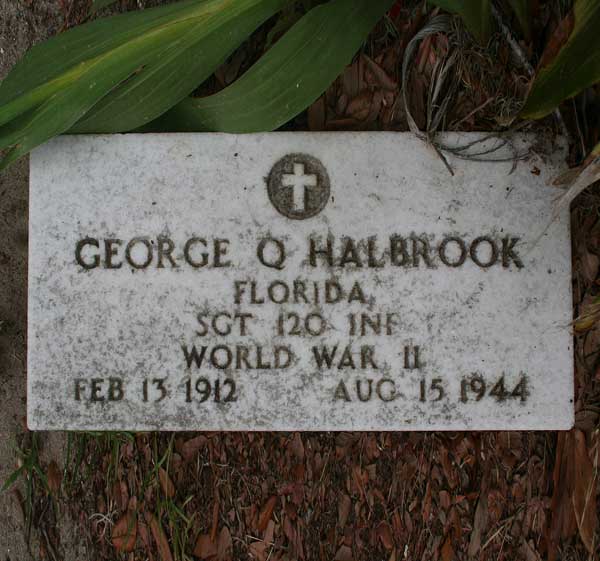 George Q. Halbrook Gravestone Photo