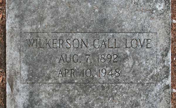 Wilkerson Call Love Gravestone Photo