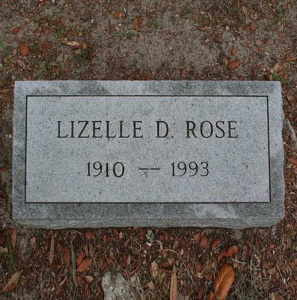 Lizelle D. Rose Gravestone Photo