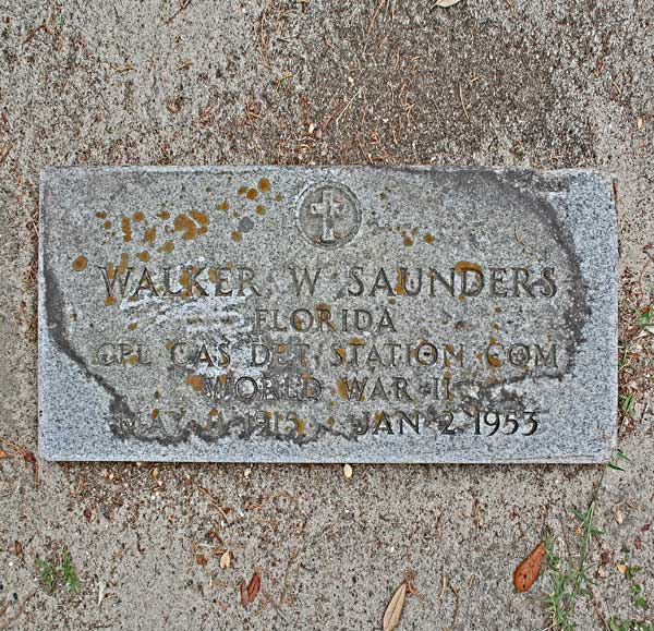 Walker W. Saunders Gravestone Photo