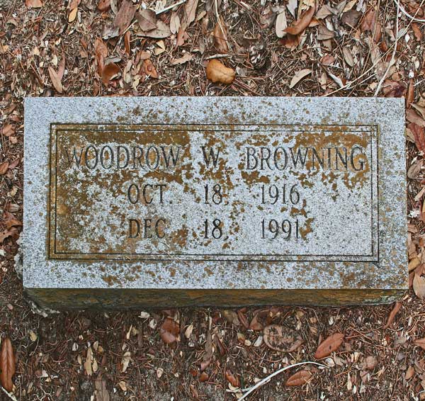 Woodrow W. Browning Gravestone Photo
