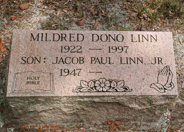 Mildred Dono & Jacob Paul Linn Gravestone Photo