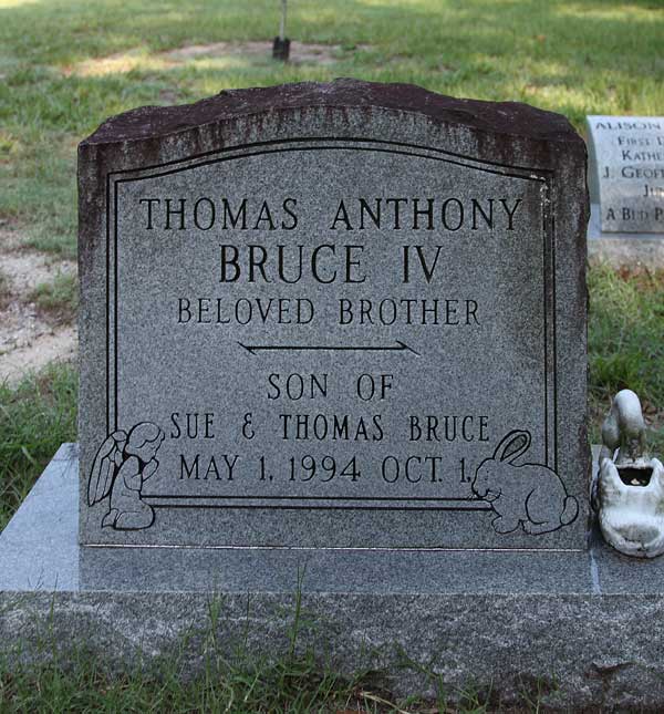 Thomas Anthony Bruce Gravestone Photo