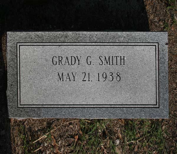 Grady G. Smith Gravestone Photo