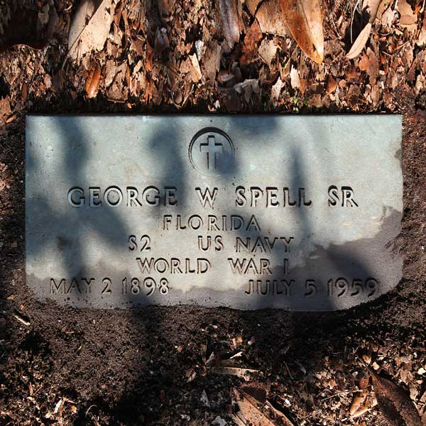 George W. Spell Gravestone Photo