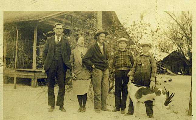 Joe Asbell, Carrie Asbell and sons