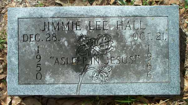 Jimmie Lee Hall Gravestone Photo