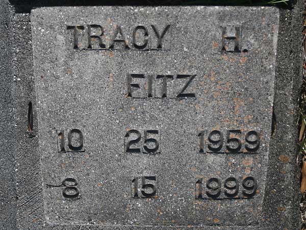 Tracy H. Fitz Gravestone Photo