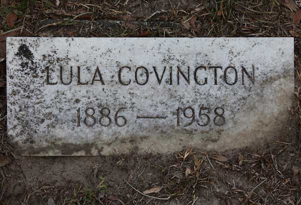 Lula Covington Gravestone Photo