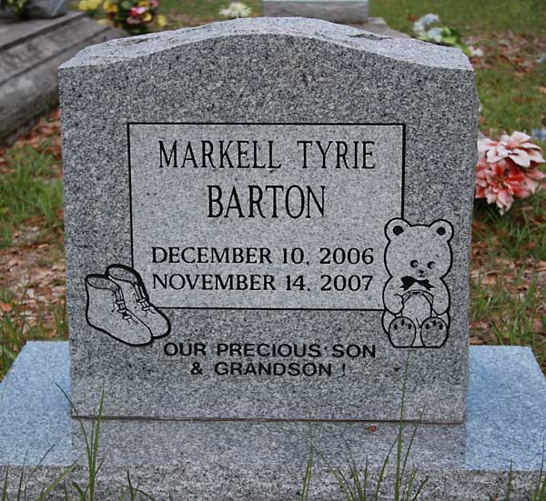 Markell Tyrie Barton Gravestone Photo