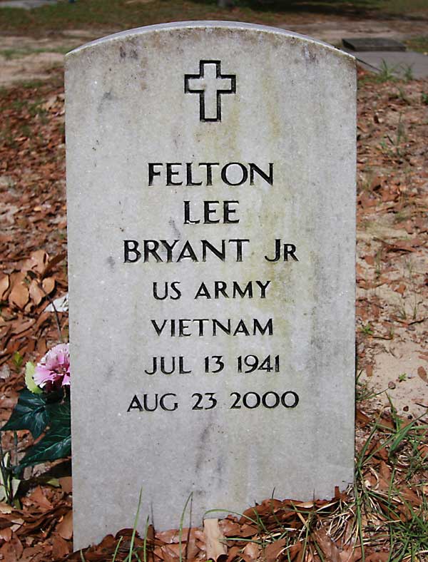 Felton Lee Bryant Gravestone Photo