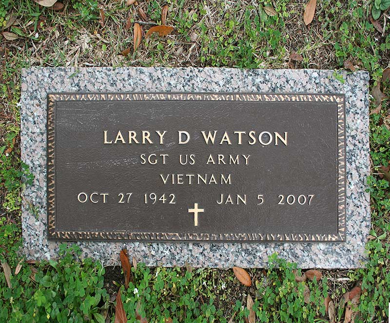 Larry D. Watson Gravestone Photo