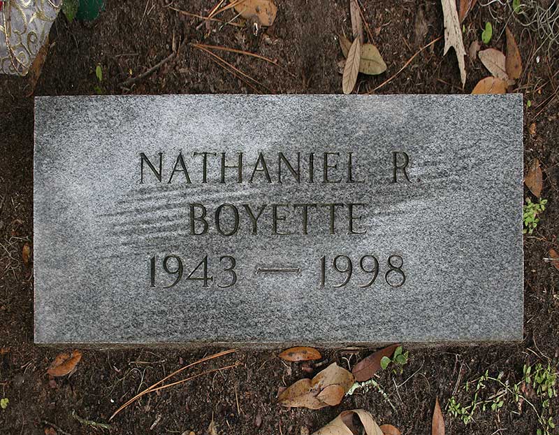 Nathaniel R. Boyette Gravestone Photo