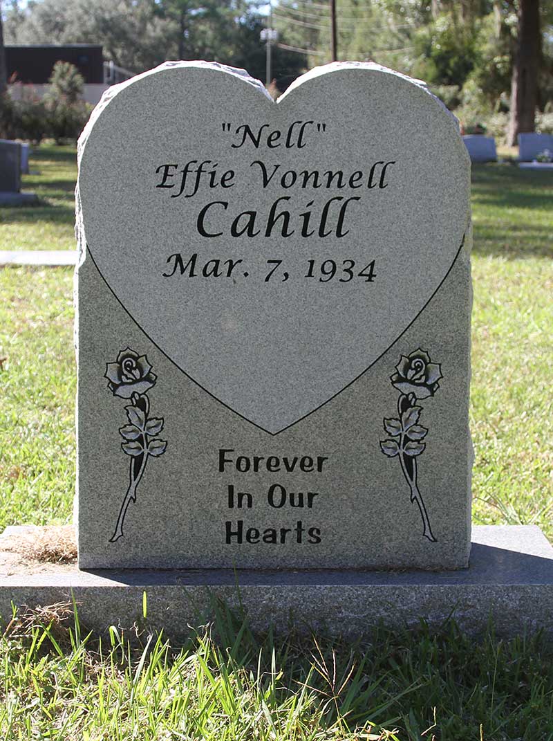 Effie Vonnell Cahill Gravestone Photo