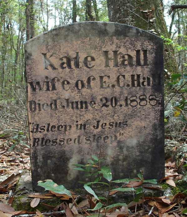 Kate Hall Gravestone Photo