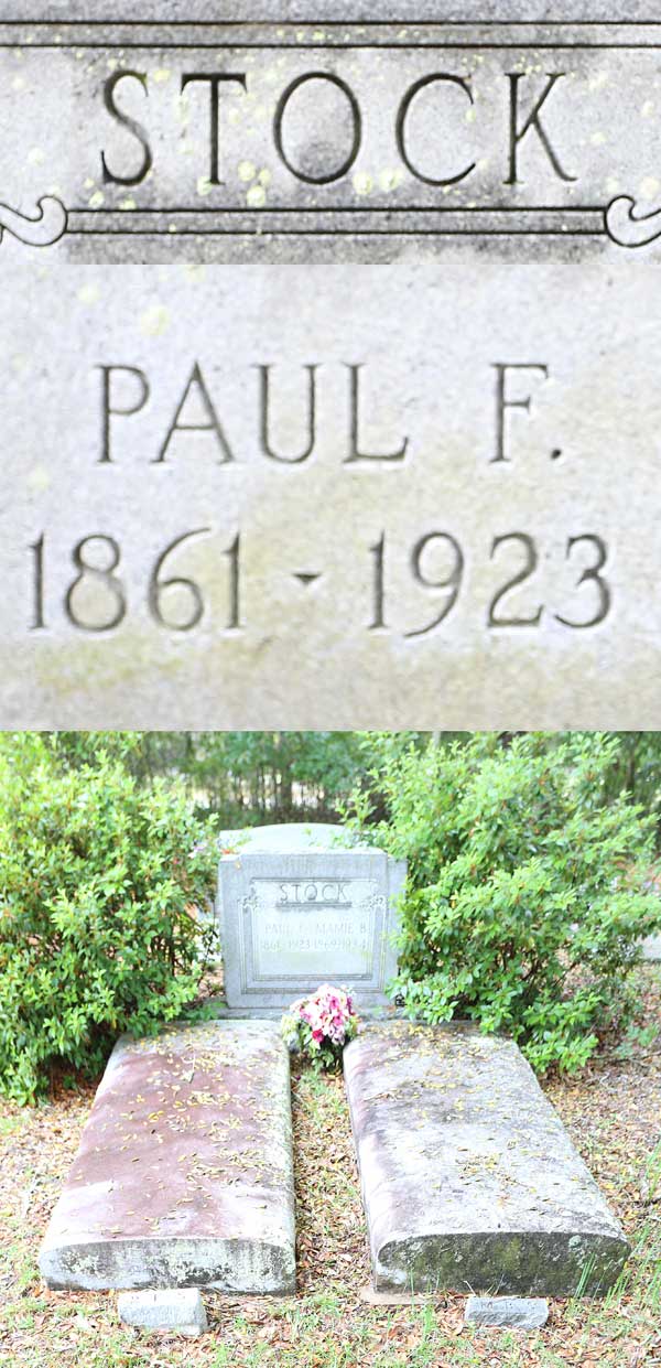 Paul F. Stock Gravestone Photo