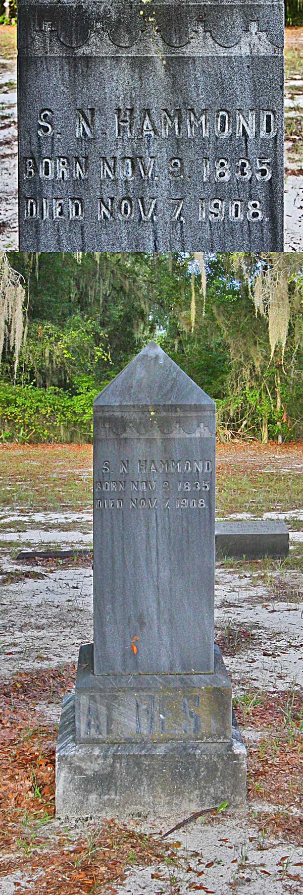 S.N. Hammond Gravestone Photo