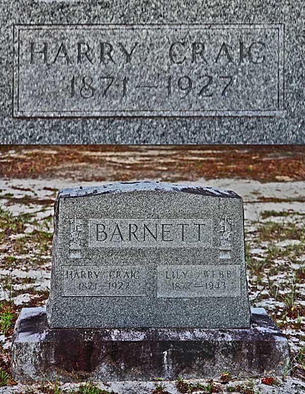 Harry Barnett Gravestone Photo