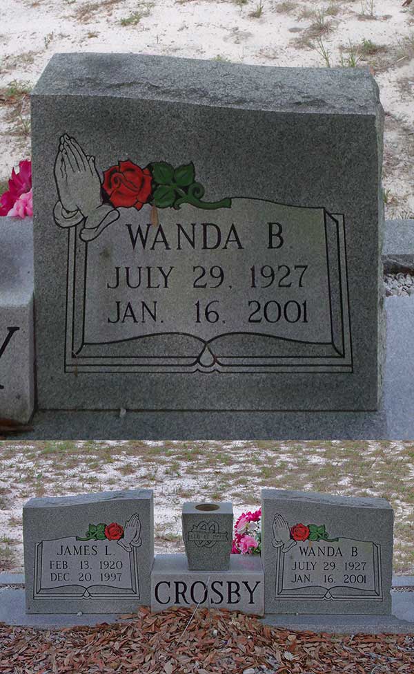 Wanda B. Crosby Gravestone Photo