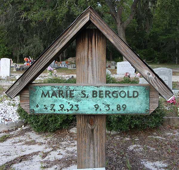 Marie S. Bergold Gravestone Photo