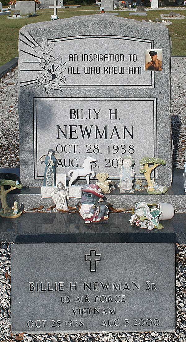 Billy H. Newman Gravestone Photo