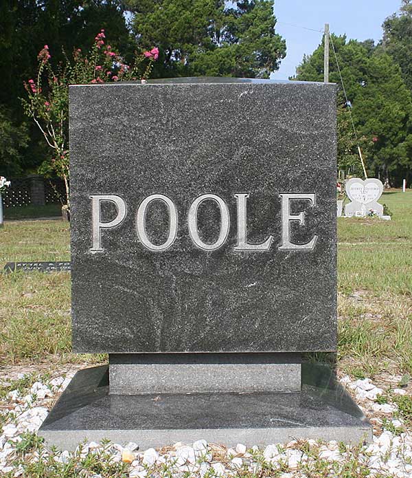  Poole family monument Gravestone Photo