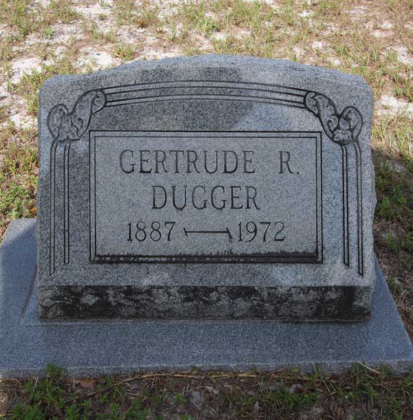 Gertrude R. Dugger Gravestone Photo