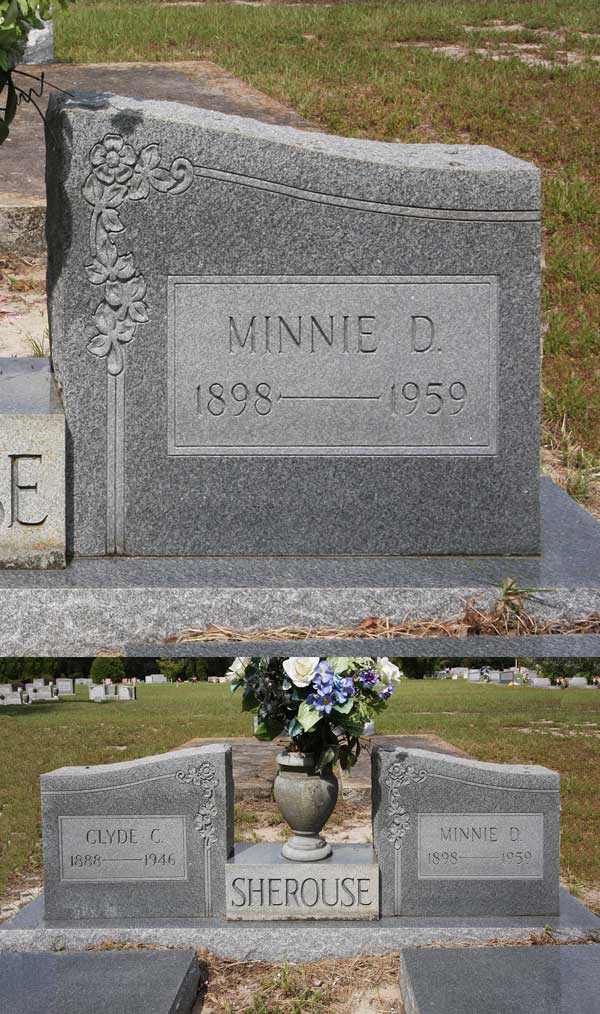 Minnie D. Sherouse Gravestone Photo