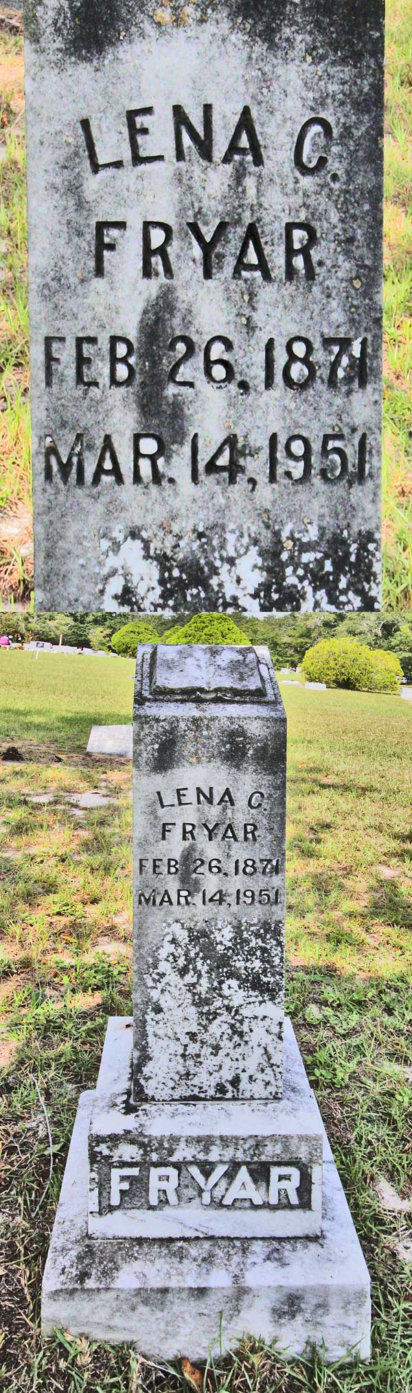 Lena C. Fryar Gravestone Photo