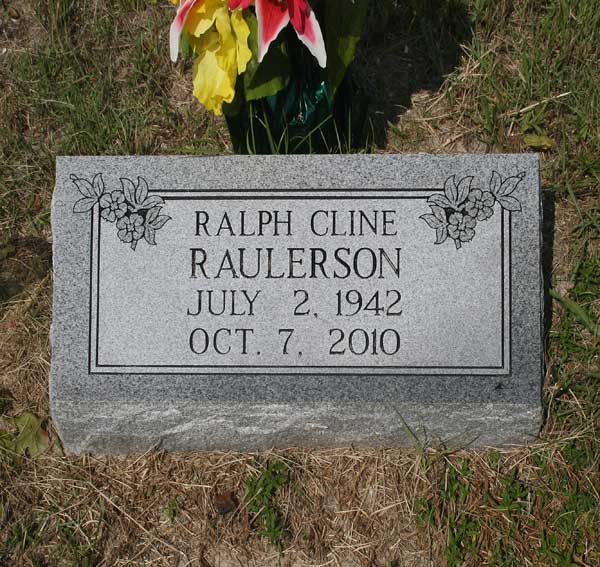 Ralph Cline Raulerson Gravestone Photo