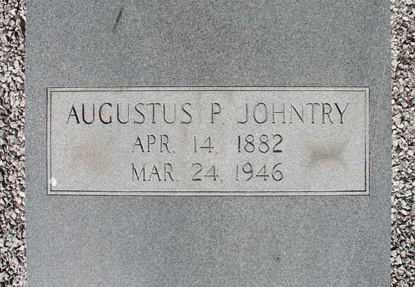 Augustus P. Johntry Gravestone Photo