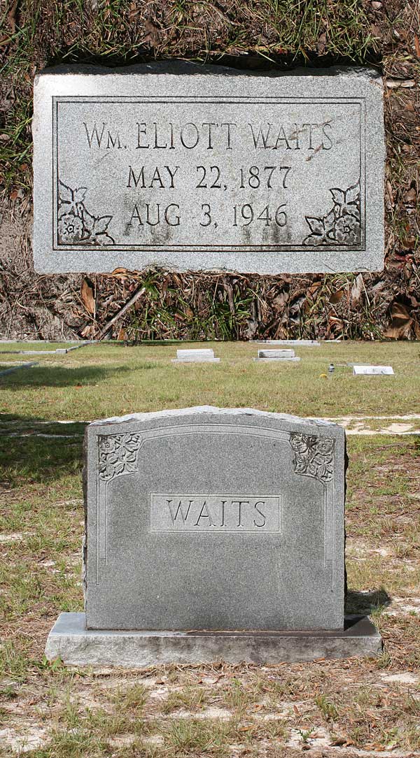 Wm. Eliott Waits Gravestone Photo